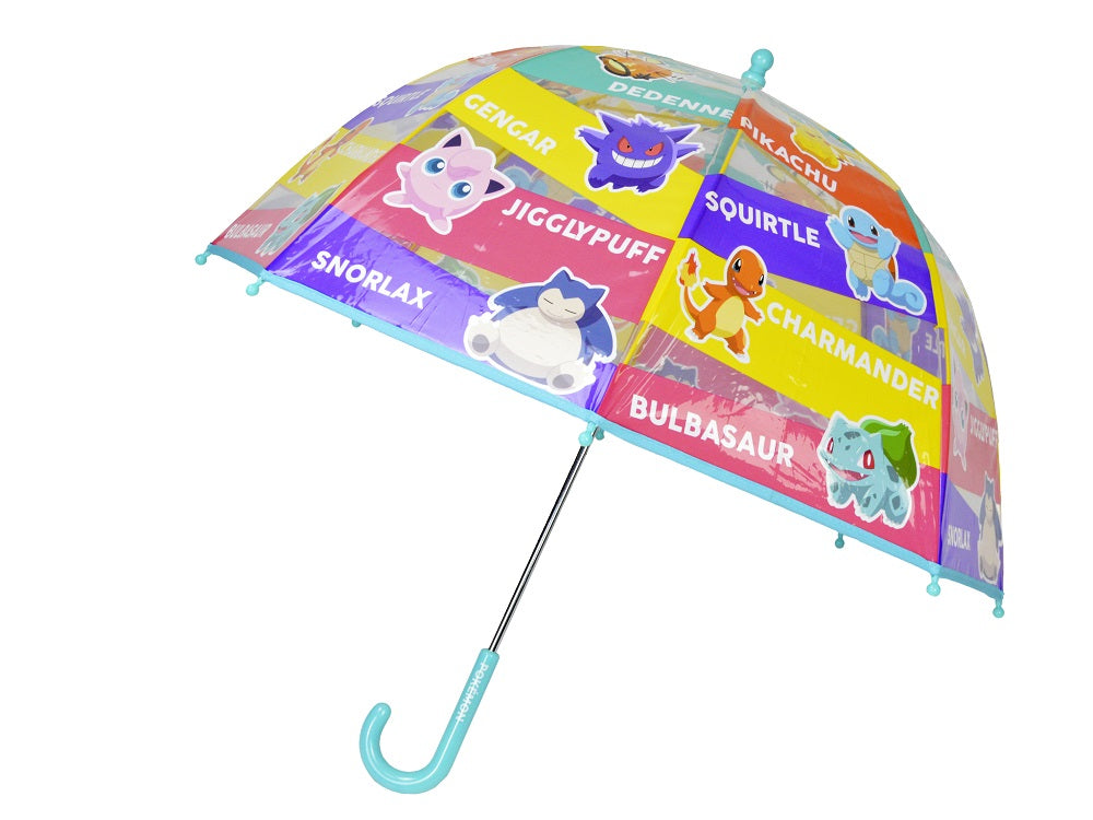 POKEMON - Pikachu & Friends - Manual Transparent Umbrella 48 cm