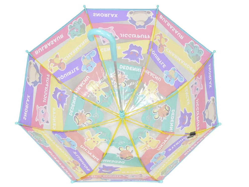 POKEMON - Pikachu & Friends - Manual Transparent Umbrella 48 cm