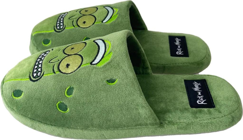 RICK & MORTY - Mule Slippers - Pickle Rick UK 8+