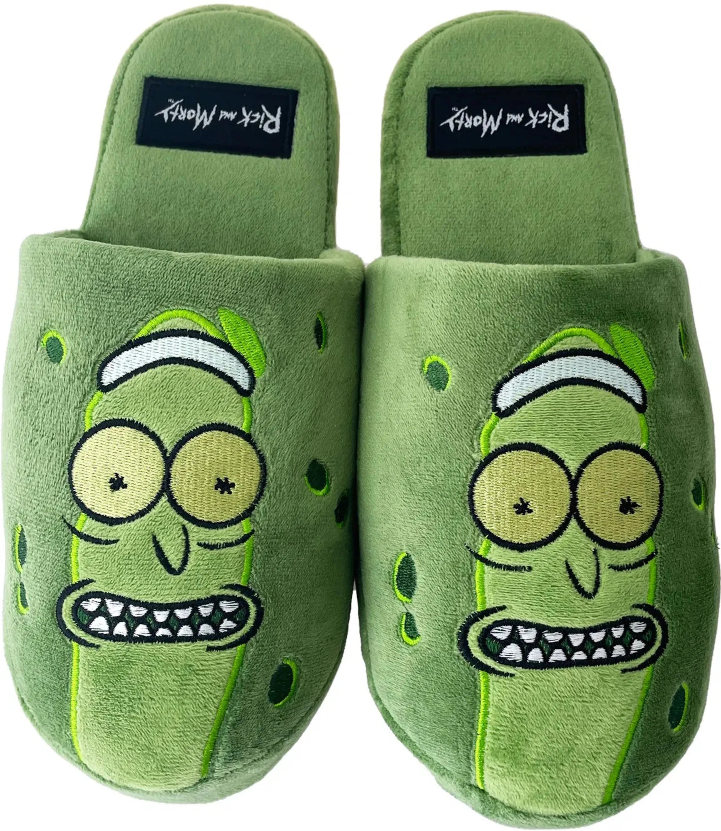 RICK & MORTY - Mule Slippers - Pickle Rick UK 8+