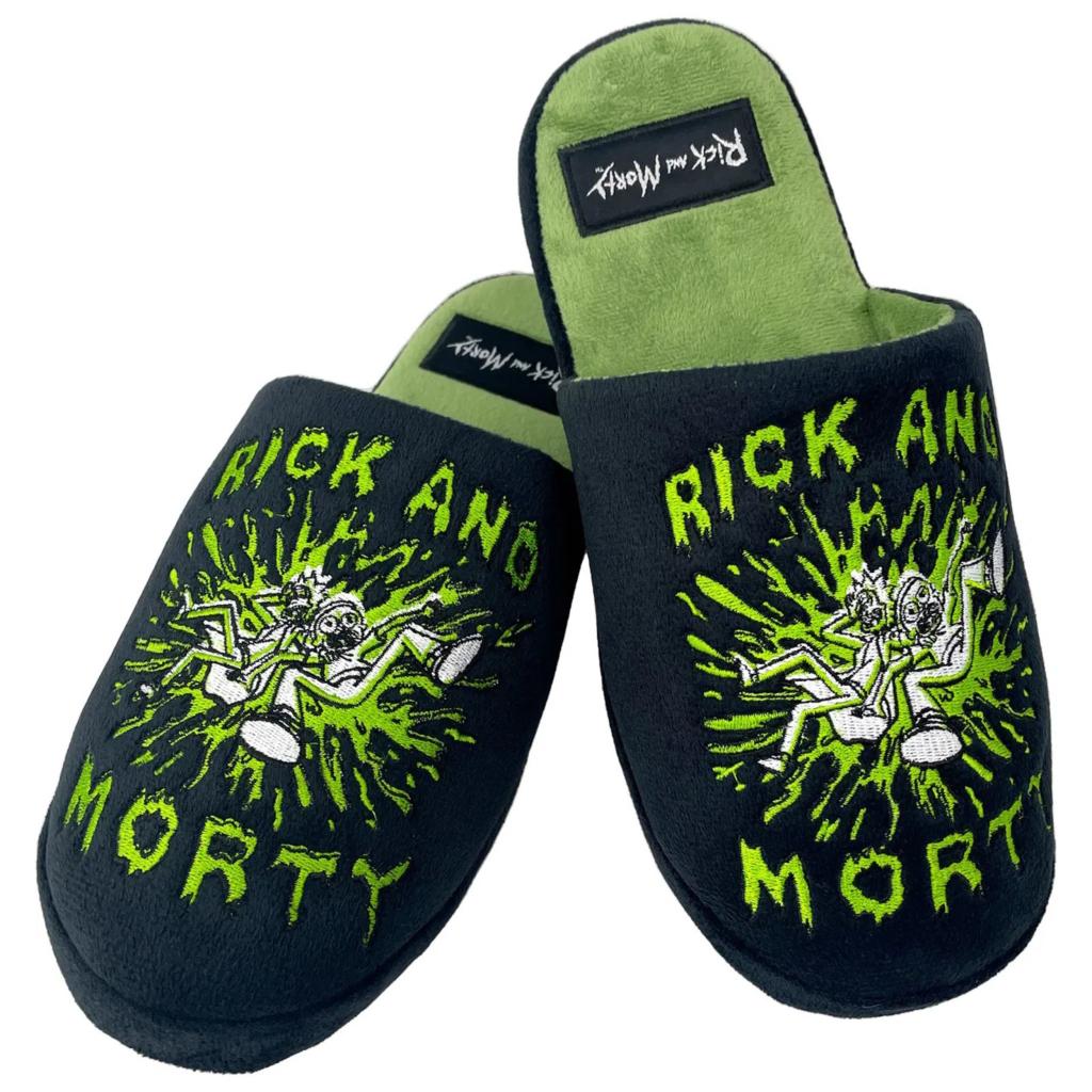 RICK & MORTY - Mule Slippers - Splat UK 8-10