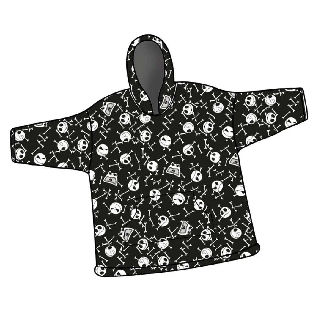 NIGHTMARE BEFORE CHRISTMAS - Jack - Sweat Poncho - Adult Size