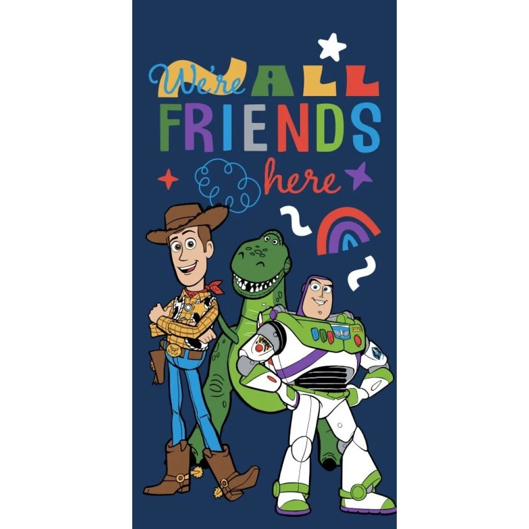 TOY STORY - We are all friends here - Beach Towel 70x140cm
