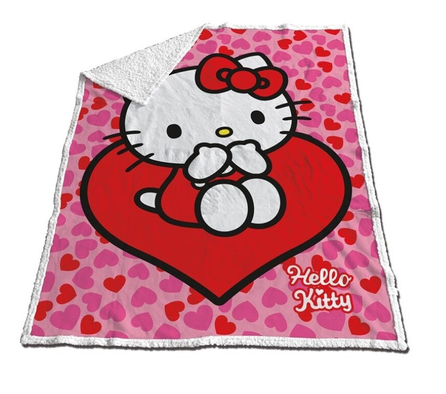 HELLO KITTY - Sherpa Blanket 120x150cm