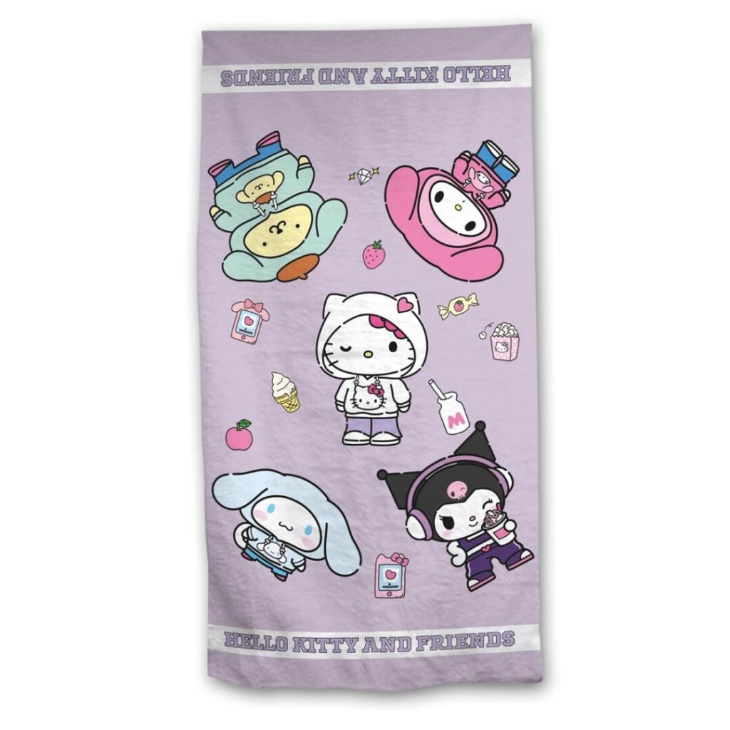 HELLO KITTY - Beach Towel 100% Cotton - 90x170cm