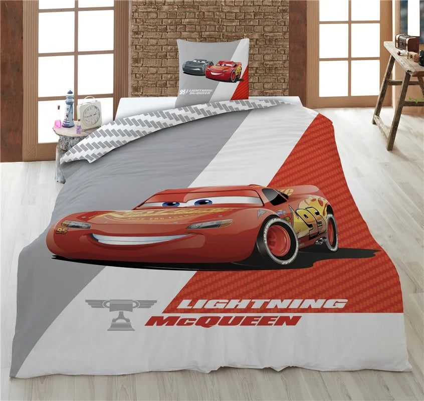 CARS - Lightning McQueen - Duvet Cover 140x200cm + 65x65cm