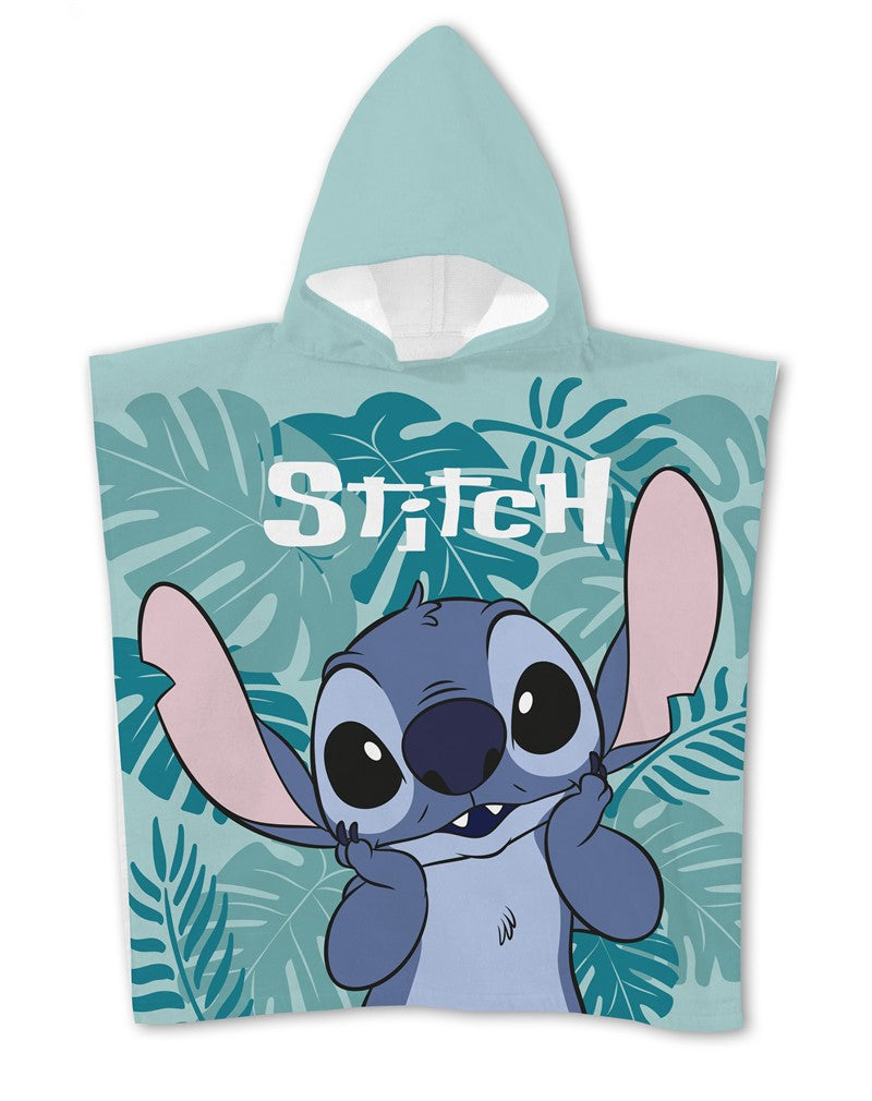 DISNEY - Stitch "Leaves" - Poncho 55x110cm