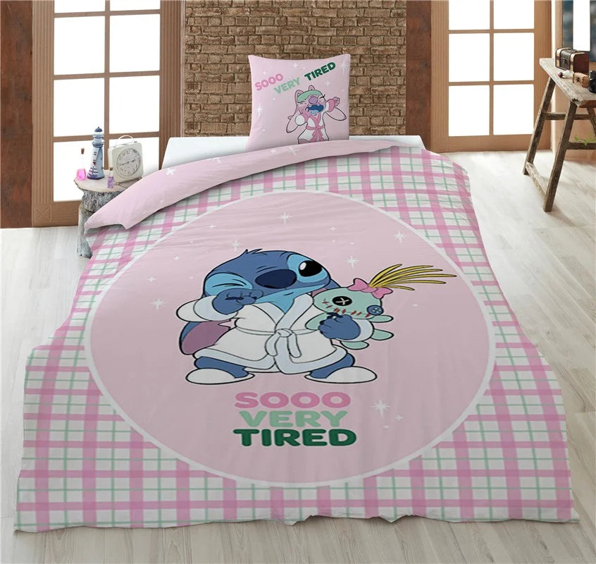 LILO & STITCH - Sooo Very Tired - Duvet Cover 140x200cm + 65x65cm