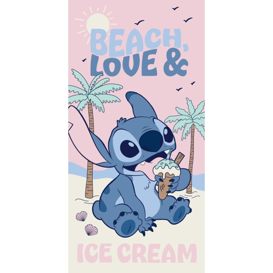 LILO & STITCH - Beach, love & Ice Cream - Beach Towel 70x140cm