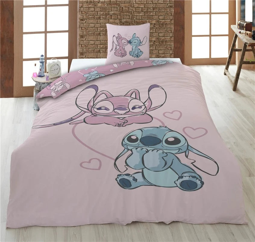 LILO & STITCH - Angel Stitch "Heart" - Duvet Cover 140x200cm + 65x65cm