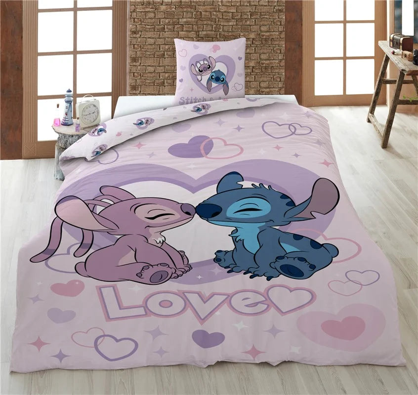LILO & STITCH - Love - Duvet Cover 140x200cm + 65x65cm