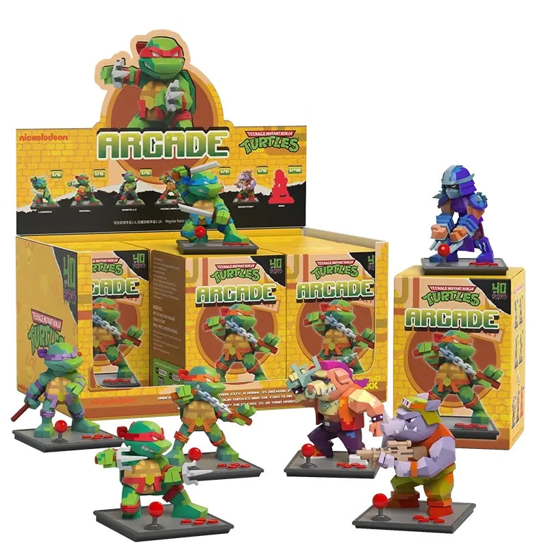 TEENAGE MUTANT NINJA TURTLES - Arcade - Display 6 Figures