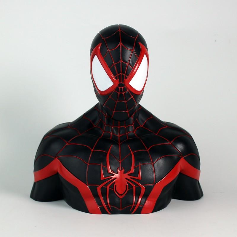 MARVEL - Money Box Blister Box - Miles Morales Deluxe Bust 20 cm