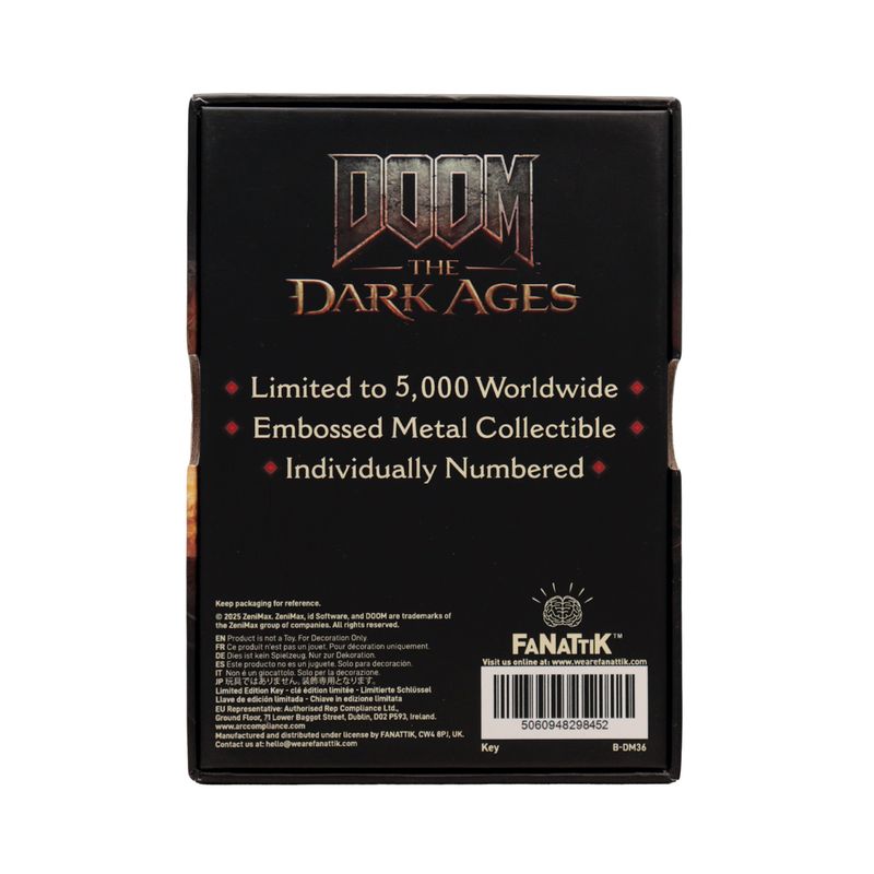 DOOM THE DARK AGES - Secret Key - Replica Limited Edition