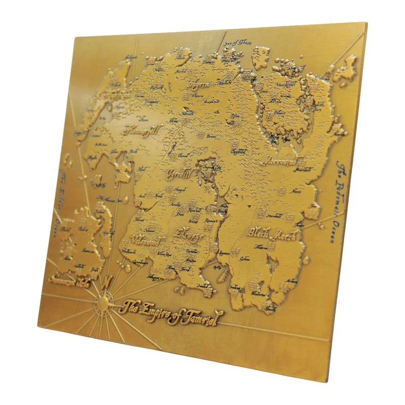THE ELDER SCROLLS - Limited Edition Metal Map of Tamriel