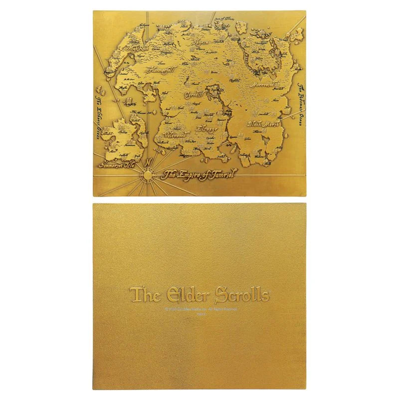 THE ELDER SCROLLS - Limited Edition Metal Map of Tamriel