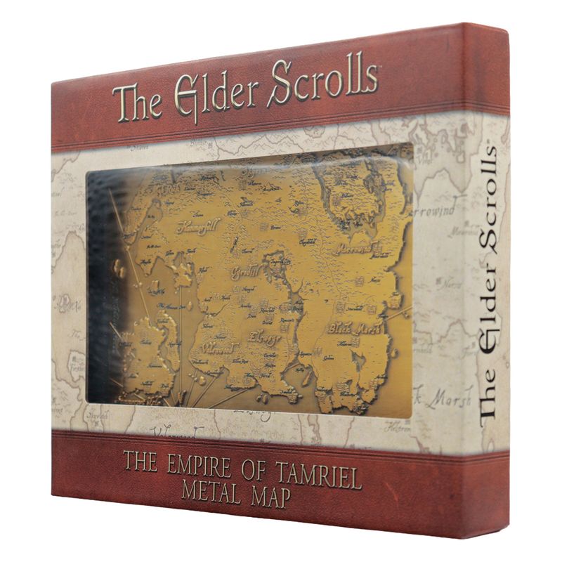 THE ELDER SCROLLS - Limited Edition Metal Map of Tamriel