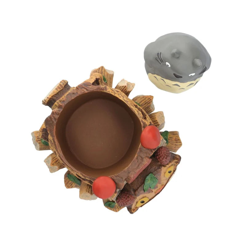MY NEIGHBOR TOTORO - Grey Totoro & Catbus cart - Planter Frame 15.5cm