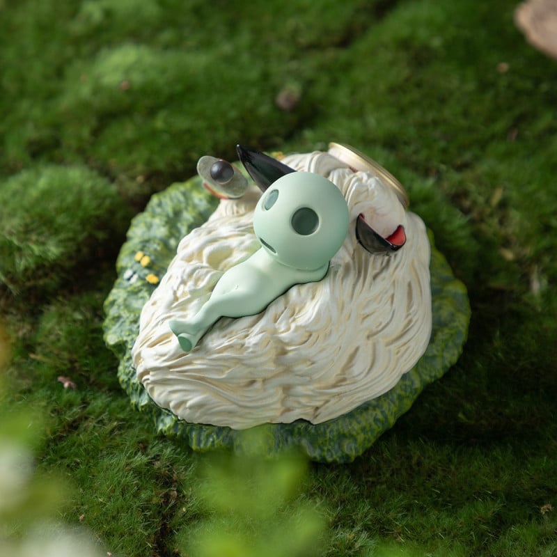 PRINCESS MONONOKE - Kodama et Mask - Clock 15.4x17x15.9cm