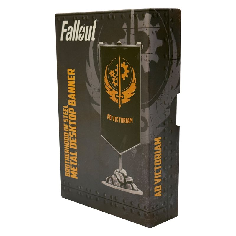 FALLOUT - Brotherhood of Steel Metal Banner - Replica Limited Edition
