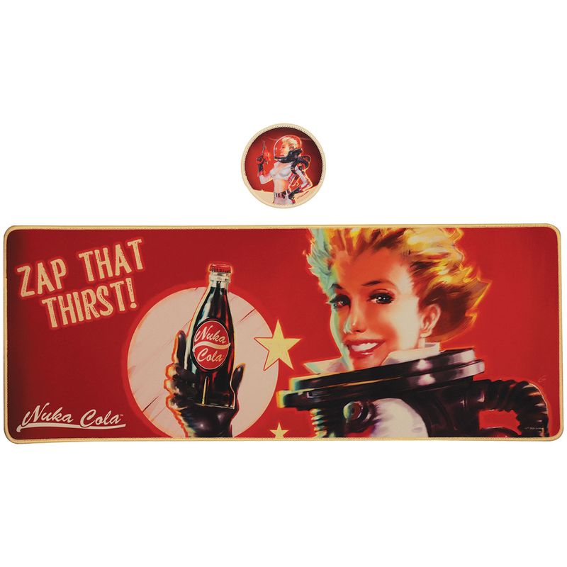 FALLOUT  - Nuka-Cola - XL Desktop Mat + 1 Coaster