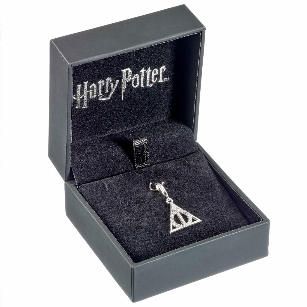 HARRY POTTER - Daethly Hallows - Crystals Clip on Charm for Bracelet
