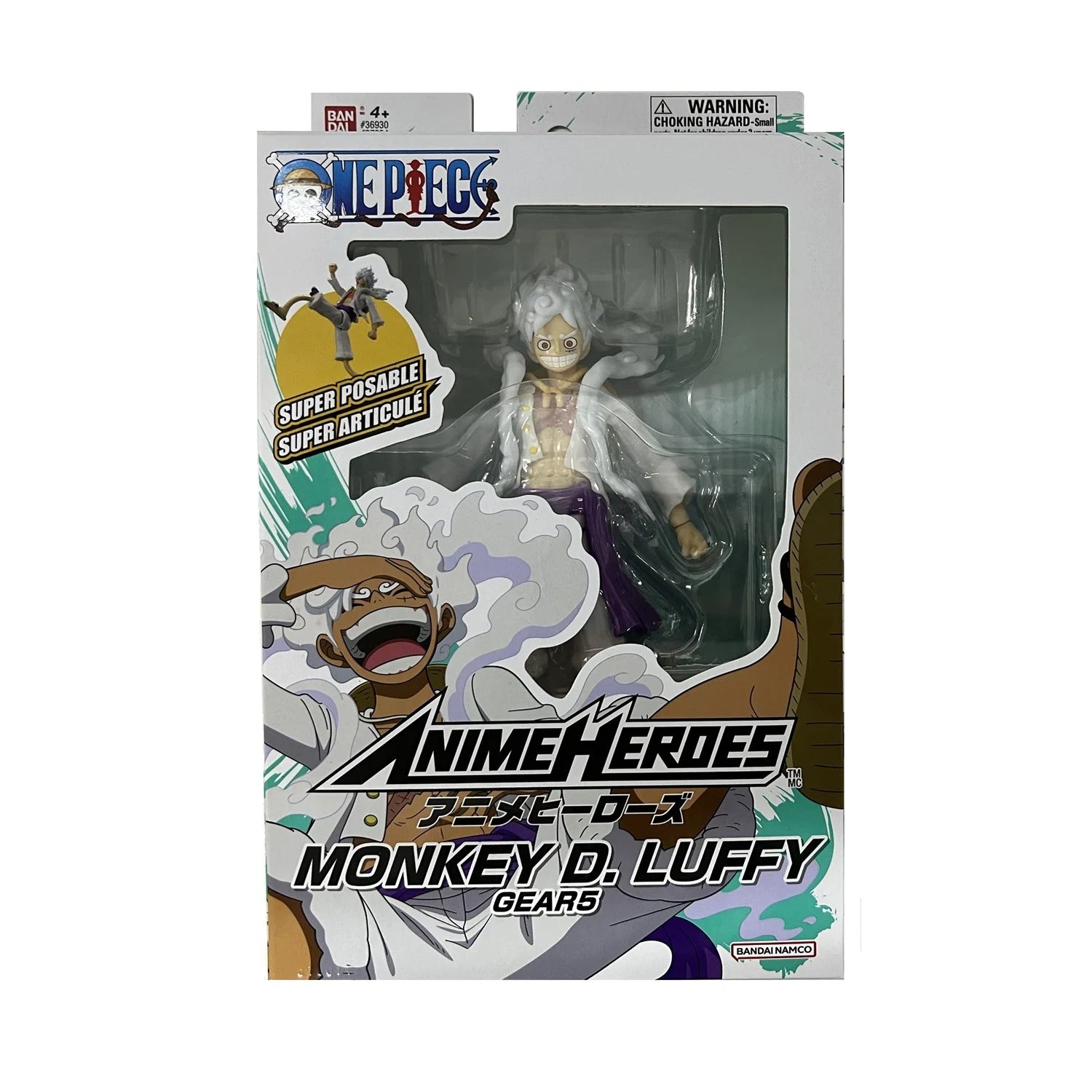 ONE PIECE - Luffy Gear 5 - Figure Anime Heroes 17cm