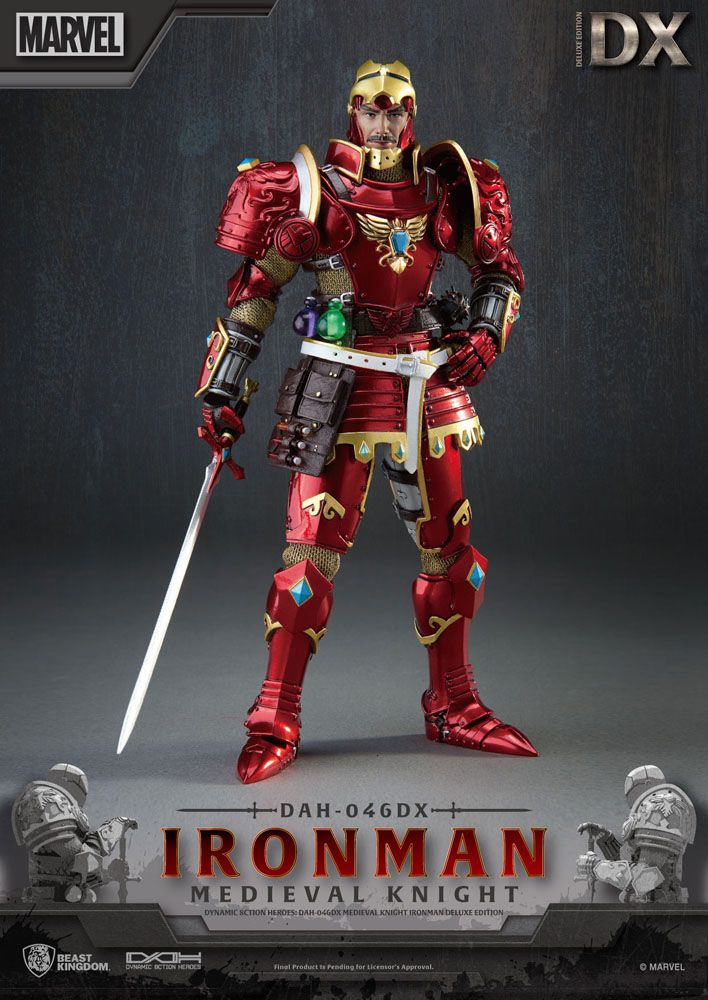 MARVEL - Medieval Knight Iron Man DLX - Figurine Dynamic Heroes 20cm