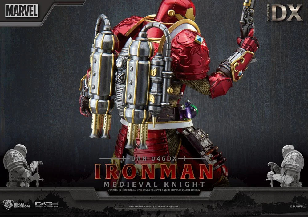MARVEL - Medieval Knight Iron Man DLX - Figurine Dynamic Heroes 20cm