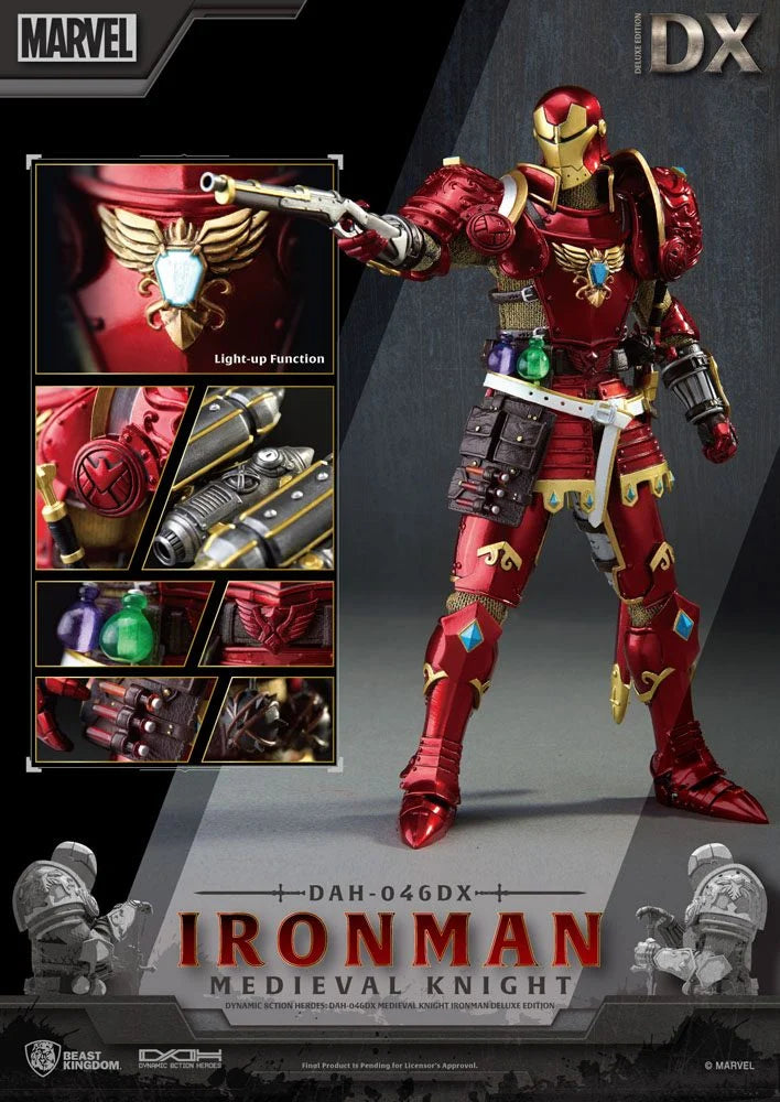 MARVEL - Medieval Knight Iron Man DLX - Figurine Dynamic Heroes 20cm