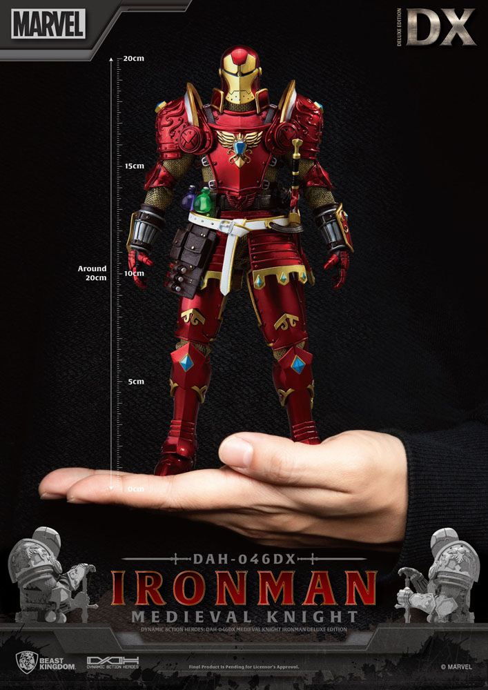 MARVEL - Medieval Knight Iron Man DLX - Figurine Dynamic Heroes 20cm