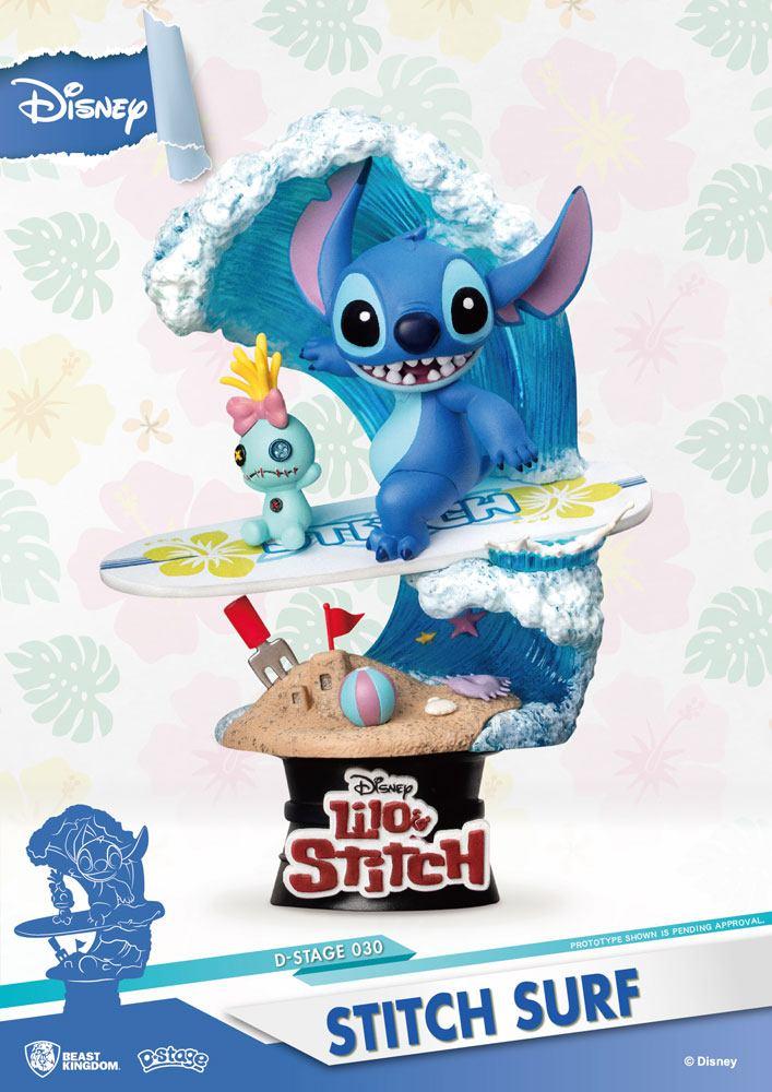 DISNEY - Stitch Surf - Diorama D-Stage Summer Series 15cm