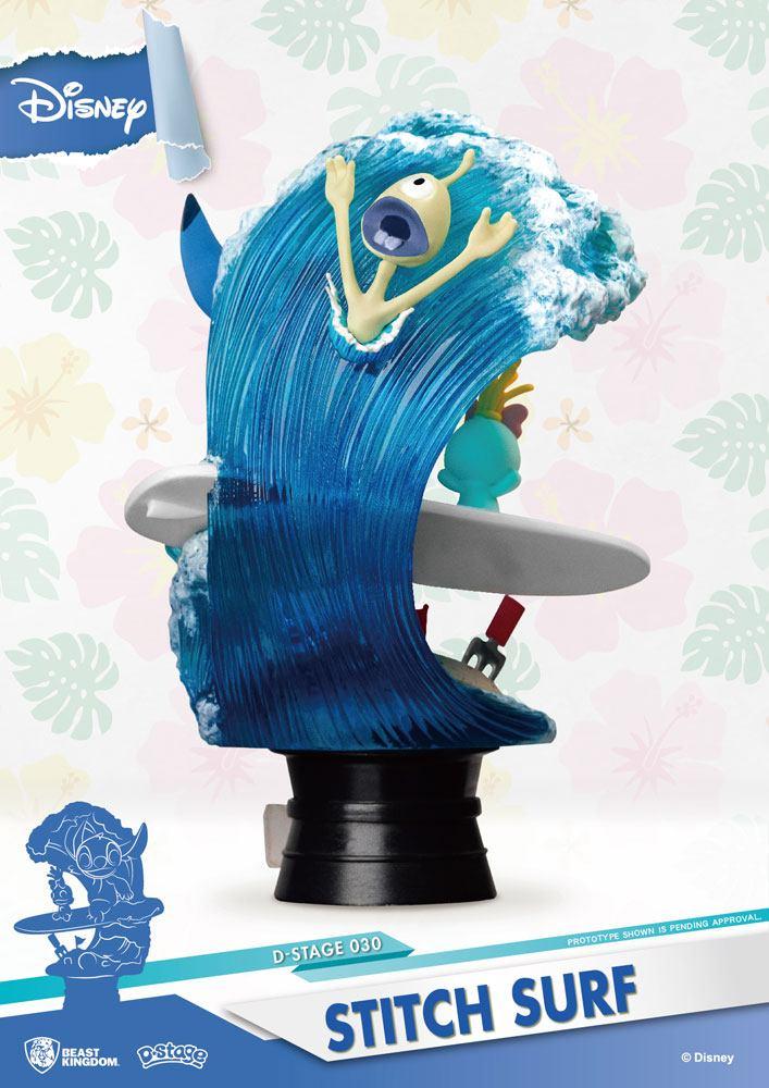 DISNEY - Stitch Surf - Diorama D-Stage Summer Series 15cm