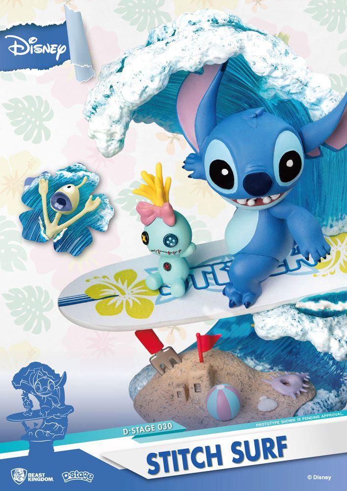 DISNEY - Stitch Surf - Diorama D-Stage Summer Series 15cm