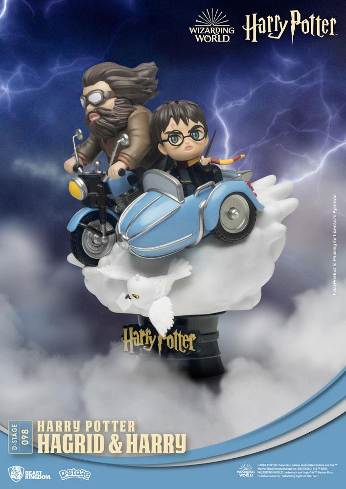 HARRY POTTER - Hagrid & Harry - Statue D-Stage New Ver. 15cm