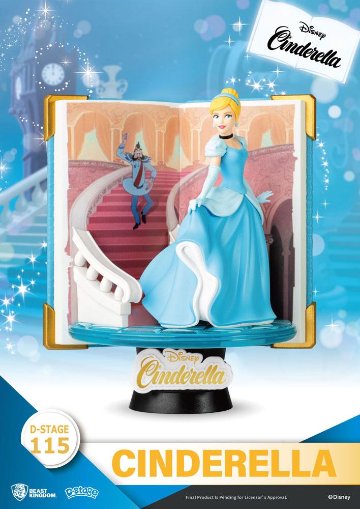 DISNEY - Cinderella - Statue D-Stage Book Series Diorama PVC 13cm