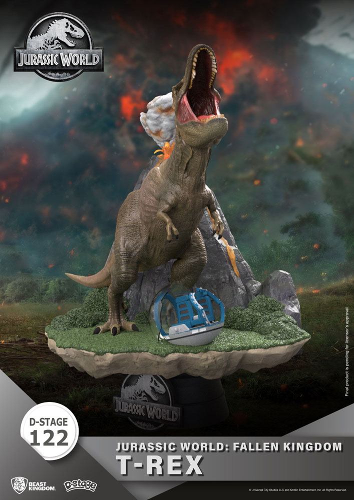 JURASSIC WORLD FALLEN KINGDOM - T-Rex - Diorama D-Stage 13cm