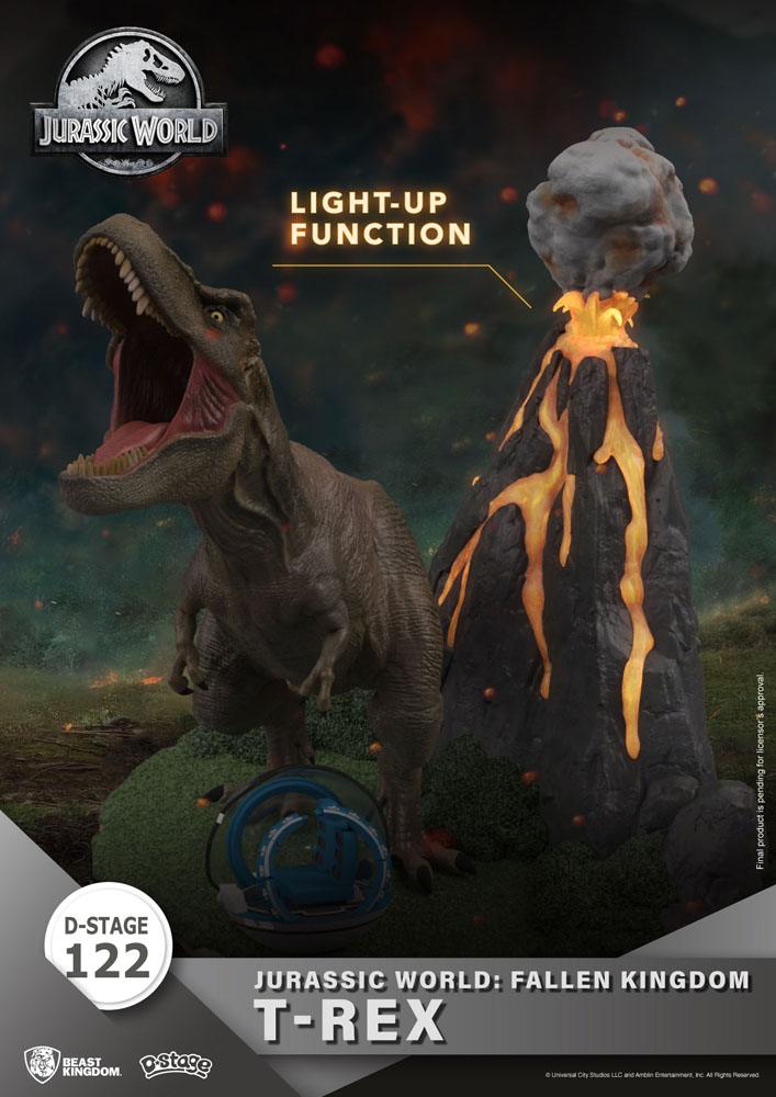 JURASSIC WORLD FALLEN KINGDOM - T-Rex - Diorama D-Stage 13cm