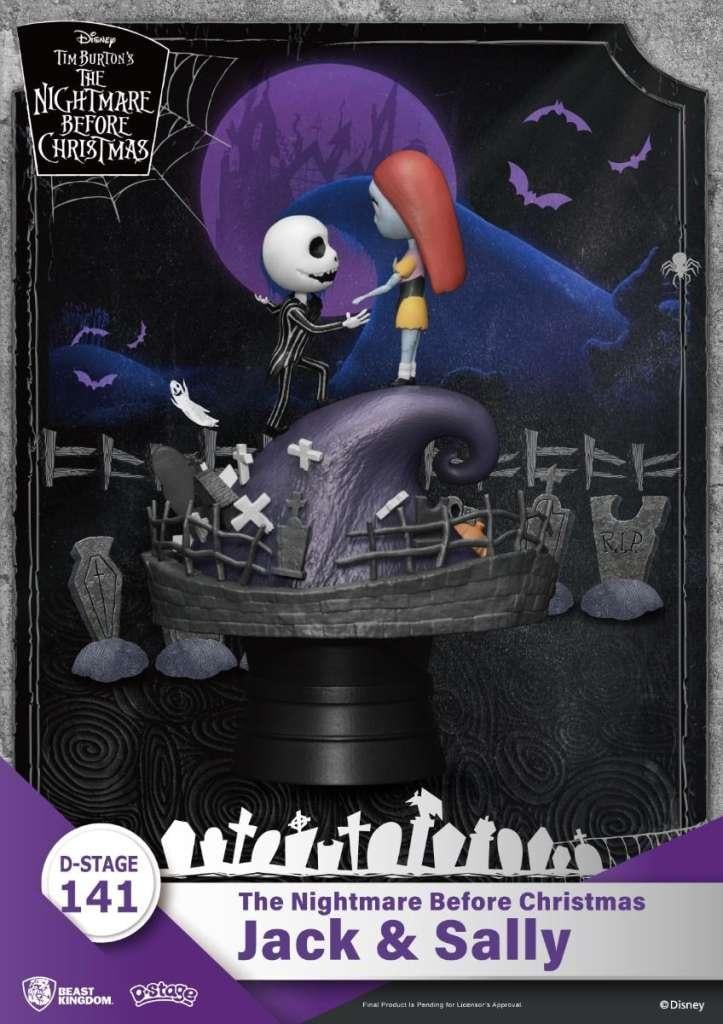 NIGHTMARE BEFORE CHRISTMAS - Jack & Sally - Diorama D-Stage 15cm