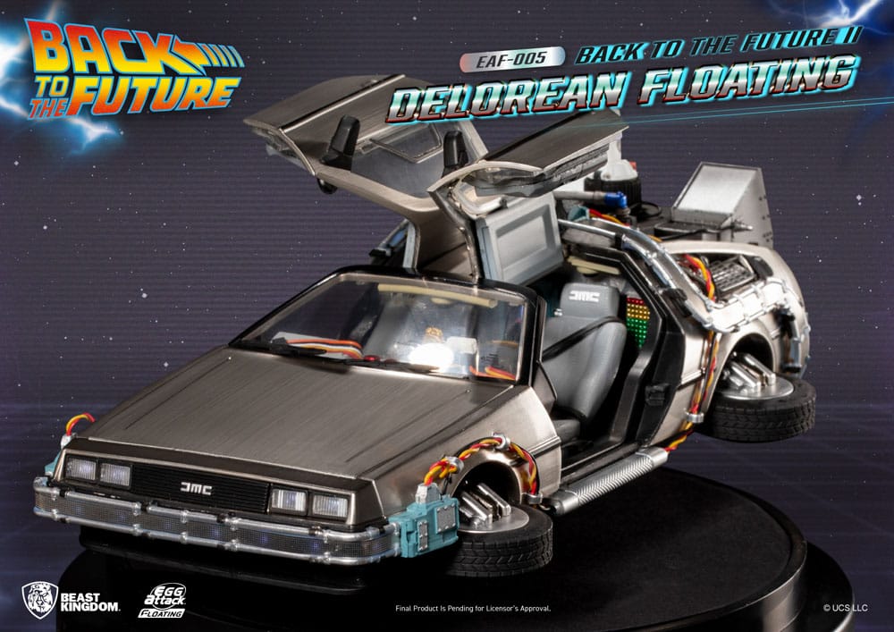 BACK TO THE FUTURE - Floating DeLorean II "Standard" - Statue 20cm