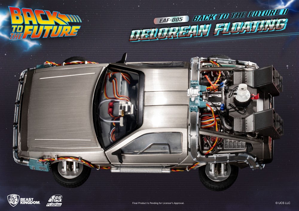 BACK TO THE FUTURE - Floating DeLorean II "Standard" - Statue 20cm