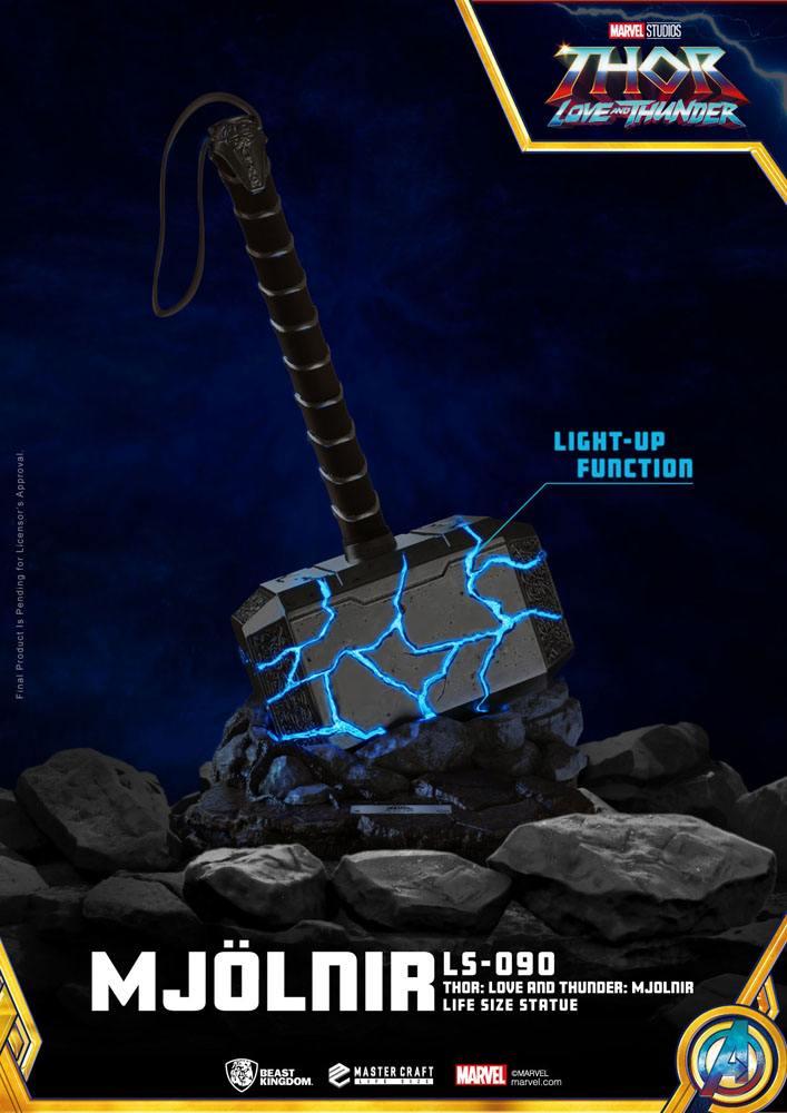 THOR : LOVE AND THUNDER - Mjolnir - Statue 53cm
