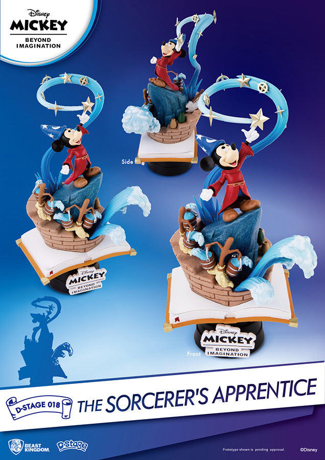DISNEY - Mickey Sorcerer Apprentice - D-Stage 16cm