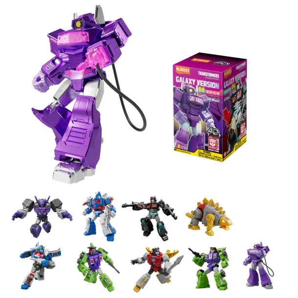 TRANSFORMERS - Galaxy Version 04 - Model Kit Blokees Display 9 pc