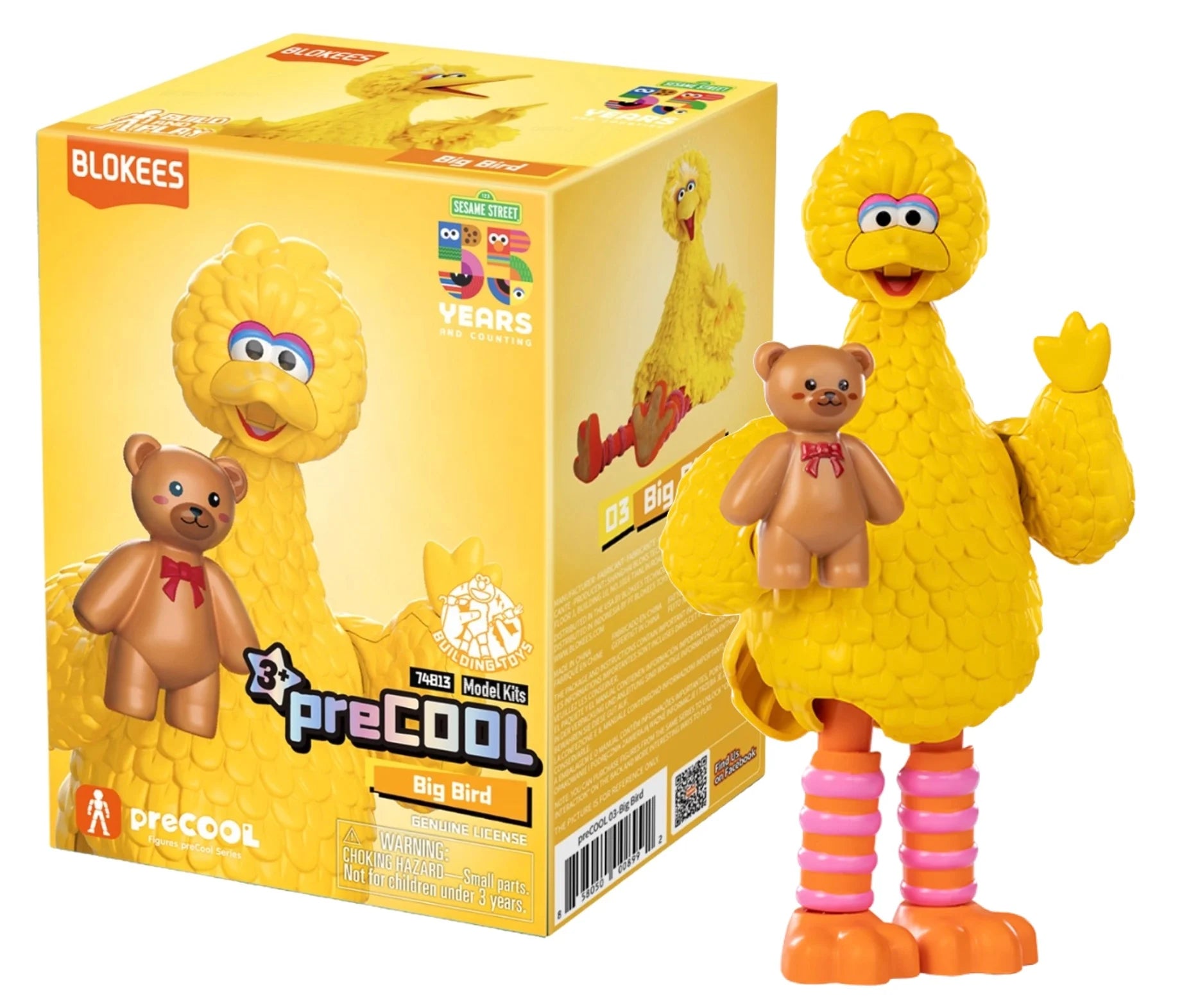 SESAME STREET- Big Bird - Model Kit Classic Class Blokees