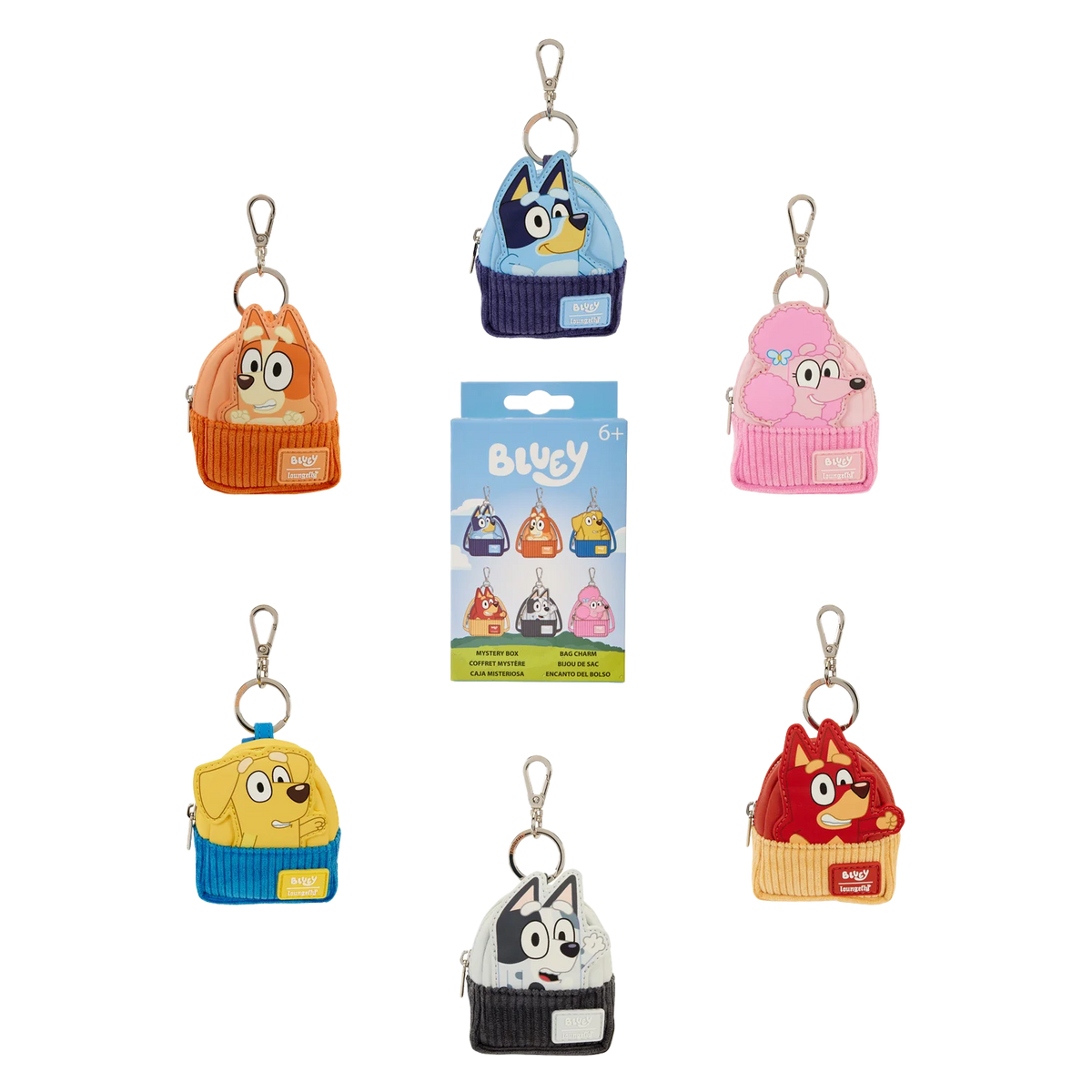 BLUEY - Mini Backpack Bag Charm Loungefly Mystery Box