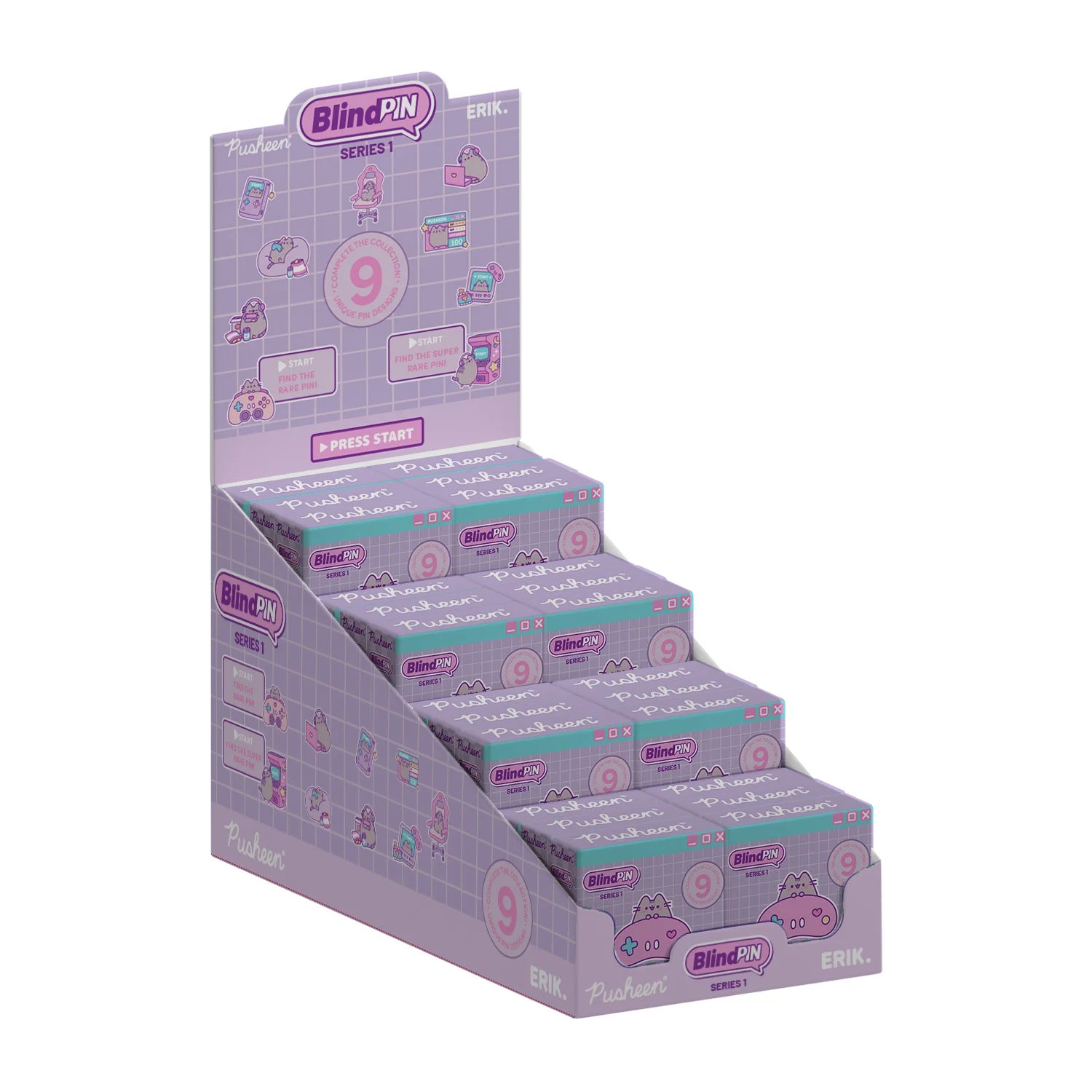 PUSHEEN - Series 1 - Display 24 Mystery Pin's