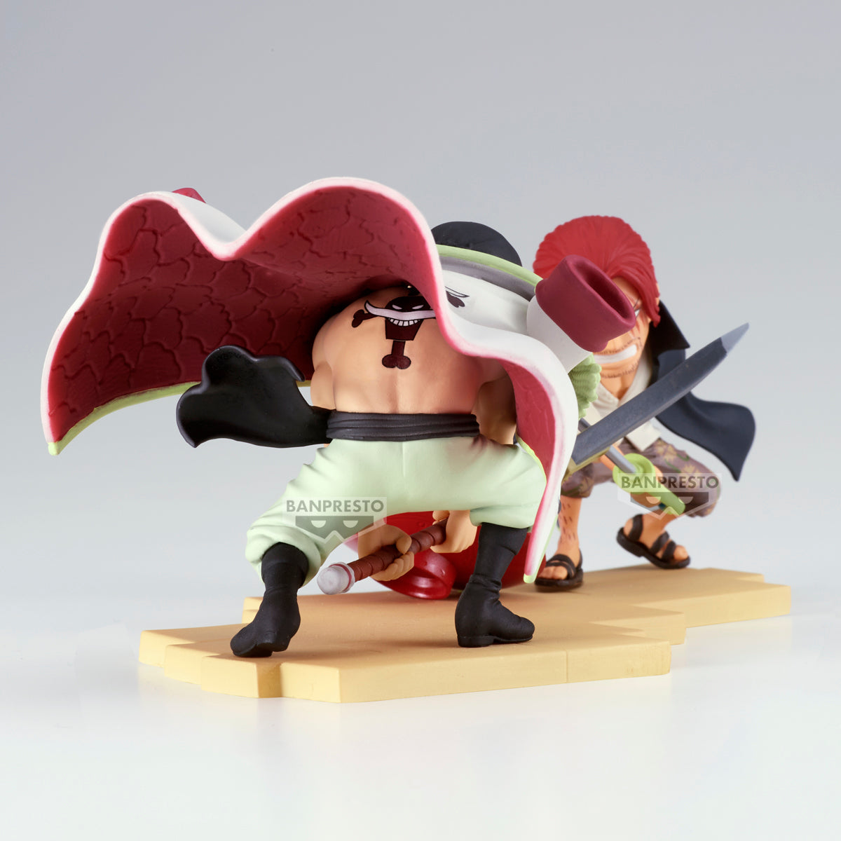 ONE PIECE - Edward Newgate VS Shanks - Figure WCF Log Stories 13cm