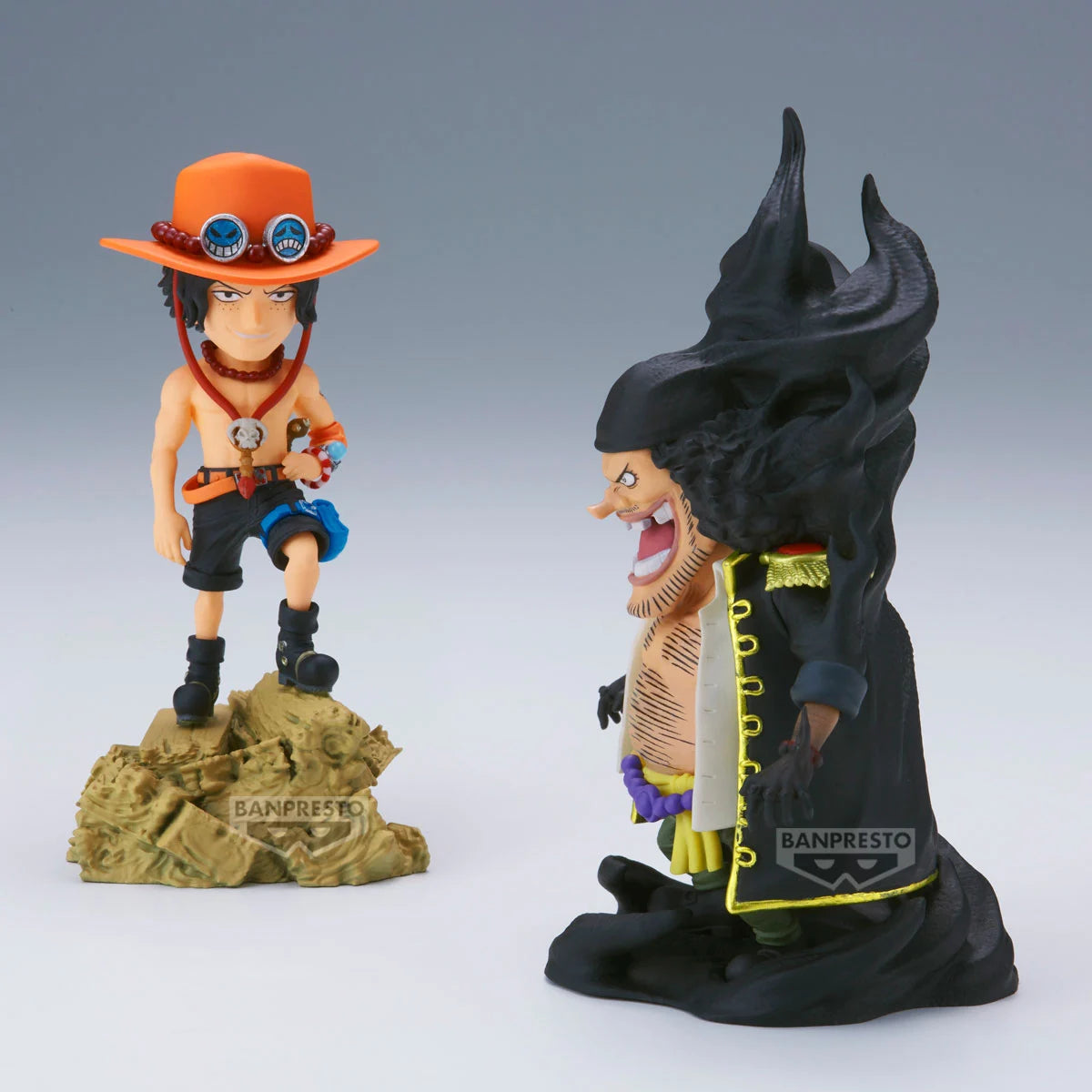 ONE PIECE - Ace VS Marshall D. Teach - Figure WCF Log Stories 8cm