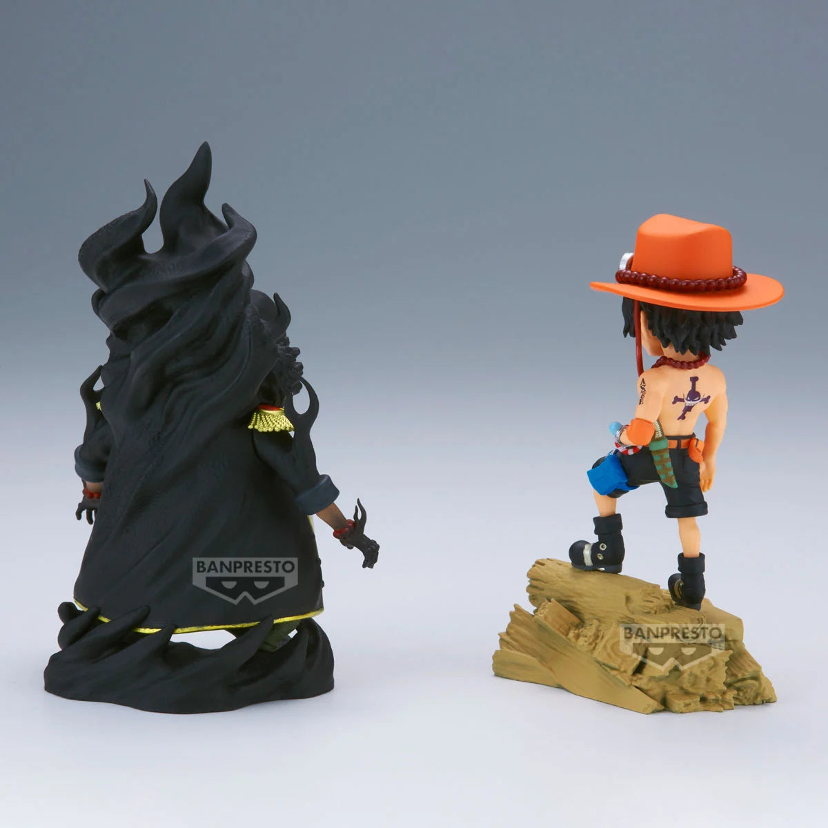 ONE PIECE - Ace VS Marshall D. Teach - Figure WCF Log Stories 8cm